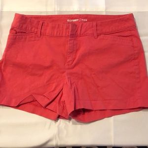Coral Pixie Old Navy Shorts
